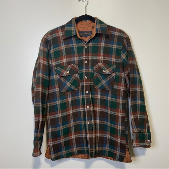 Woodland Other - Woodland Men’s Vintage Shirt Jacket Shacket sz S